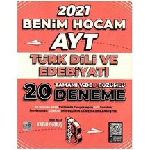Benim Hocam Yayınları 2021 Ayt Türk Dili Ve Edebiyatı Tamamı Video Çözümlü 20 Deneme Sınavı