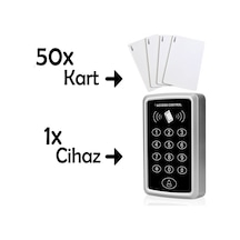 Sonex Rfıd Manyetik Kart Okuyuculu Şifreli Kapı Sistemi 50 Adet K