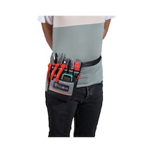 Bel Tipi Elektrikçi Takım Kılıfı Tip 1 - Suya Dayanıklı, 6 Bölmeli, İmpertex Keten Kumaş