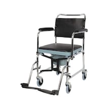 Medikaltec Klozetli Tekerlekli Sandalye Tuvaletli Sandalye Banyo Sandalyesi