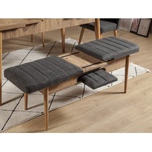 Ahşap Açılır Bench Atlantik Antrasit