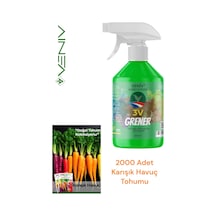 3v Grener 500 Ml + 2000 Karışık Havuç Tohumu Renkli Ve Sağlıklı Bahçeler 2
