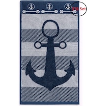 Özdilek 3lü Set Summer Heat Sailor Mutfak Havlusu 30x50 -gri Gri