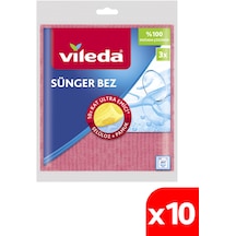 Vileda 2 Paket Doğada Çözünebilir 3'lü Sünger Bez