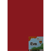 Bafix Eva Düz Renk 50x70 Kırmızı Çok Renkli