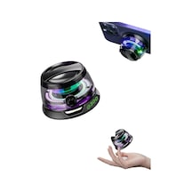 G300 Bluetooth 5.3 Hoparlör Mini Taşınabilir Manyetik Pc Rgb Hoparlör Için Çok Fonksiyonlu 3d Oda Sesi Ve Rgb Aydınlatma İphone, Android, Tws Siyah