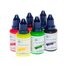 Epoksi Neon Pigment 6lı Set Tek Renk