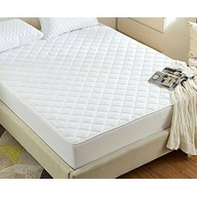 Kapitoneli Tek Kişilik Yatak Koruyucu Sıvı Geçirmez Alez 90 X 200