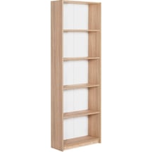 Adoremobilya Modern 5 Raflı Kitaplık - Sonoma