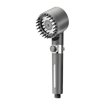 Vkemall 3 Modlu Masajlı Filtreli Duş Başlığı - Gri C Tipi, Kolay Kurulum, Yüksek Basınçlı, Abs Malzeme Gri