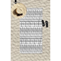 Marte Home Boheme Plaj Havlusu Siyah Beyaz