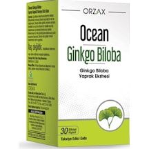 Ocean Ginkgo Biloba Takviye Edici Gıda 30 Bitkisel Kapsül