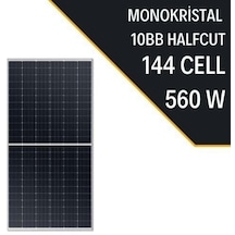 560w 10bb Half Cut Monokrıstal Güneş Paneli