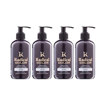 Radical Color New 25/grey Amonyaksız Su Bazlı Saç Boyası 250 Ml 4 Adet Gri