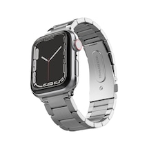 Watch 7 45mm Uyumlu Metal Kordon Raptic Citizen Serisi Gümüş