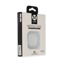 Movenchy Apple Watch 45mm Uyumlu Bondy Kasa Koruyucu - Sierra Blue