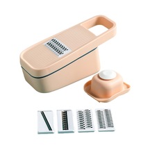 Suntek Manuel Sebze Doğrayıcı 4'ü 1 Arada Drenaj Turuncu Turuncu Diğer