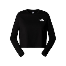 The North Face Kadın L/s Sımple Dome Crop T-shirt Nf0a89fkjk31 001