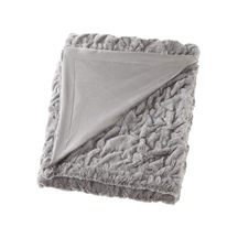 Konfor Raum Geruescht Örtü, 127 Cm X 152,4 Cm İle 2 Dört Köşe Yastık Kılıfı Gerçek Kürk 50,8 X 50,8 Cm Çok Renkli