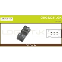 Cam Açma Düğmesi - Fiat Doblo - Aft-anh21210
