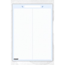 A5 Bloknot Kareli Defter - 50 Yaprak - Memopad - Notepad - Not Defteri - Not Kağıdı - 3769 Çok Renkli