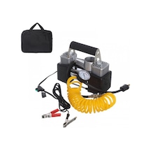 Hava Kompresörü Metal Gövde Profesyonel Çift Pistonlu Çantalı