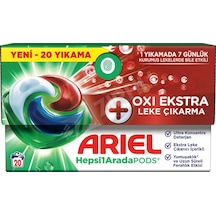 4 Adet Ariel Çamaşır Yıkama Kapsülü Oxi 20'li 490 Gr
