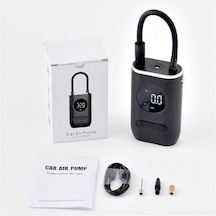 Lemestar Kablosuz Araç Şarjlı Hava Pompası - Led Ekranlı, 150psı, 4000mah Pil, Taşınabilir Lastik Şişirme Cihazı