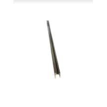8mm Cam Balkon Alüminyum Fitil 135 Derece Bronz Renk Oval Balkonlar İçin Ölçünüzü Belirtiniz