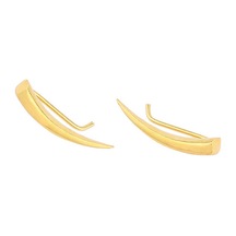 925 Ayar Gümüş Diş Earcuff Küpe Rose Pembe-Standart