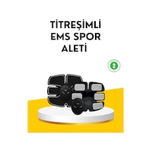 Orijinal 2025 Ems Titreşimli Kas Çalıştırma Cihazı Evde Spor İçin A Kalite Siyah
