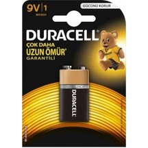 Duracell Alkalin 9 Volt Pil