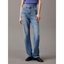 Calvin Klein High Rise Straight Jeans-7948 Mavi