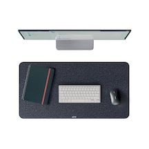 Desk Mat Keçe 36x70 Cm Gri Beyaz - Çok Renkli