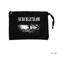 Zepplin Giyim Burzum Siyah Clutch Astarlı Cüzdan / El Çantası