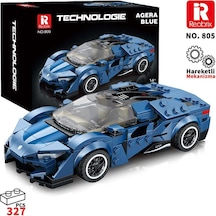 Reobrix Creator 805 Koenigsegg Agera Mavi Spor Araba Yaratıcı Yapı Blok Seti Building Blocks - 298 Parça