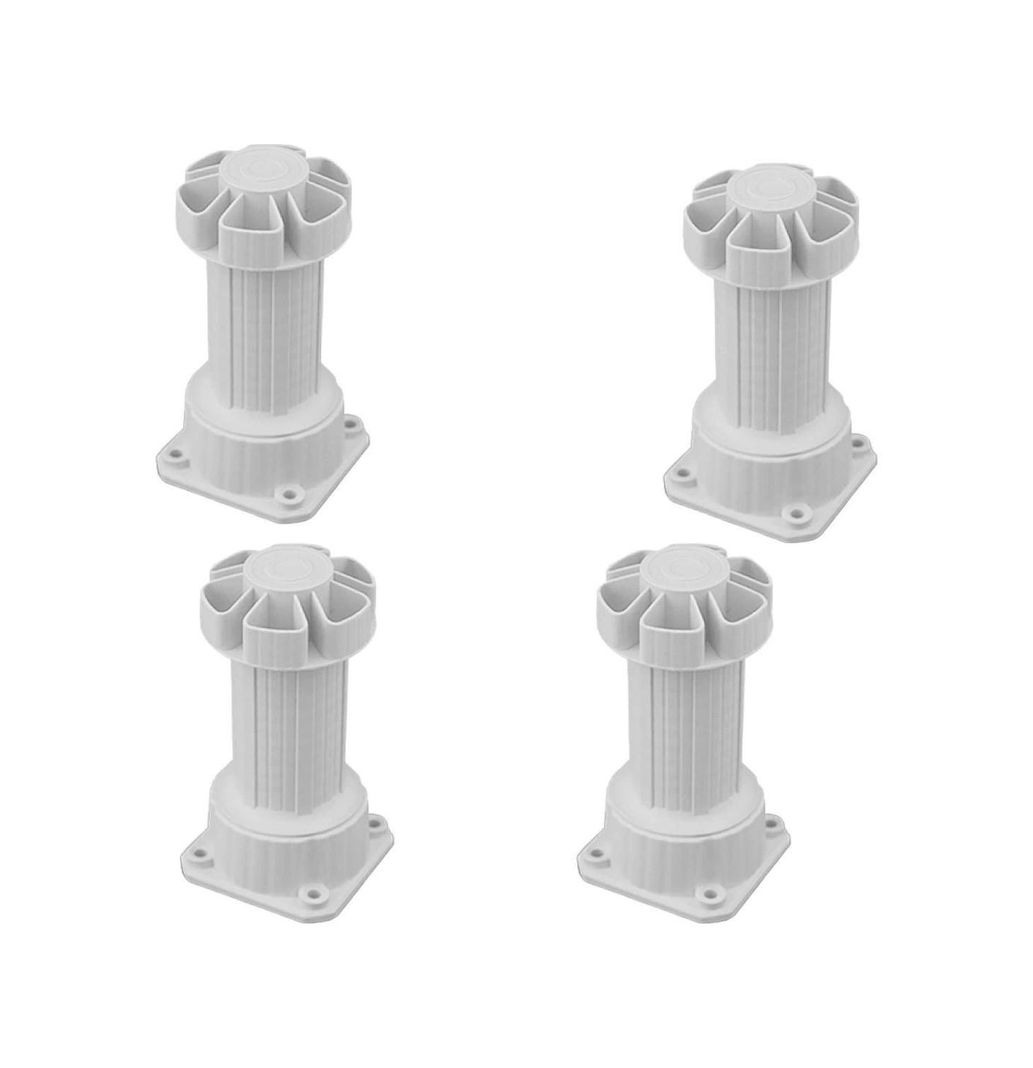 Ayarlı Baza Ayağı 100 - 150 Mm 4 Adet - Elwm-330121 Çok Renkli