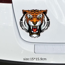 Kaplan Sticker Araba Oto Etiket Yapıştırma Renkli 17Cm