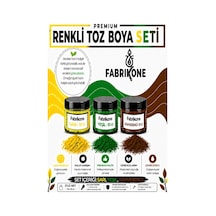 3'lü Set Premium Parafin Soya Wax Toz Mum Boyası Hobi Seti - 10 Cc Sarı, Yeşil, Kahverengi Bkfab3srykh10g Karışık
