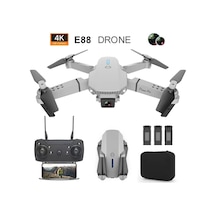 E88 Pro Mini Drone Kameralı Drone App Kontrol Wifi Li Katlanabilir Quatcopter 1 Batarya