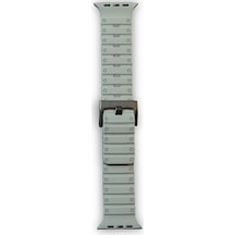 Apple Watch 42mm Magnus Mıknatıslı Silikon Kordon Saat Değildir - Gri