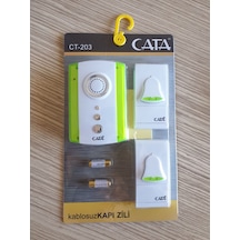Cata Ct-203 Kablosuz Kapı Zili Yeşil