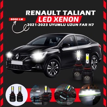 Renault Taliant 2021-2023 Uzun Far Uyumlu Şimşek Etkili Led Xenon Light Series H7