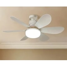 Cata Lodos Tavan Vantilatörlü Led Ampul Fan Led Ampul 3 Renk Kumandalı Yeni Tip