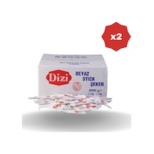 Dizi Beyaz Stick Şeker 4 Kg - 2 Adet