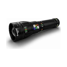 Bd-3 60w Tg Led Alüminyum Alaşımlı Zoomlu Type-c Renkli Pil Göstergeli Şarjlı El Feneri