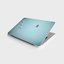 Laptop Sticker Notebook Kaplama Etiketi Kağıt Uçak