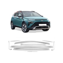 Hyundai Bayon Krom Cam Çerçevesi Set 2020- 12 Parça