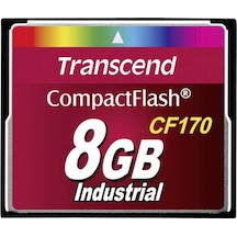 Transcend CF170 Industrial CompactFlash 8 GB  CF Hafıza Kartı