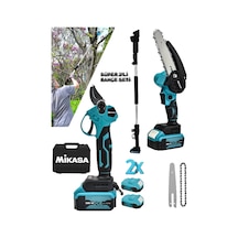 Mikasa Tools 999 Vf Grand Wagoneer 4x4 Çift Akülü Set Ağaç Dal Kesme Ve Budama Makası Testere Teleskopik